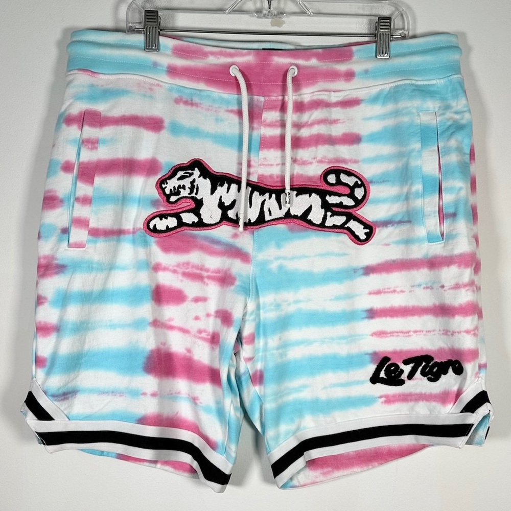 Le Tigre Men’s Size XXL Tie Dye Sweat  Shorts